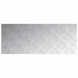Stair Tread Rectangular 2 pcs Silver 100 x 40 cm Aluminium 4104339