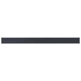 Window Sill Anthracite with wood grain 120 x 15 x 4.5 cm PVC 42046948