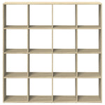 Book Cabinet Sonoma Oak 137.5x29x137.5 cm Engineered Wood 3310291