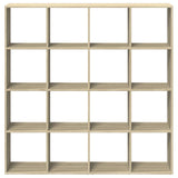 Book Cabinet Sonoma Oak 137.5x29x137.5 cm Engineered Wood 3310291