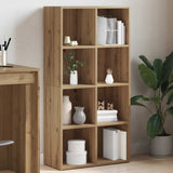 Book Cabinet Artisan Oak 66x30x130 cm Engineered Wood 855779