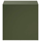 Plant Stand 2 pcs Olive Green 40 x 40 x 40 cm Steel 8012523