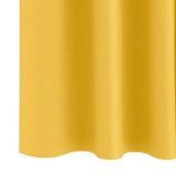 Blackout Curtains with Rings 2 pcs Mustard Yellow 245 x 140 cm 4107506