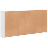 Sideboard with LED Lights White 202x37x100 cm 3209184