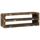 TV Cabinet Multicolour 100 x 32 x 36 cm Solid Reclaim wood 4104546