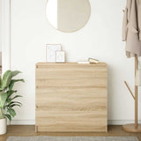 Sideboard Sonoma Oak 80x35x76 cm Engineered Wood 861735