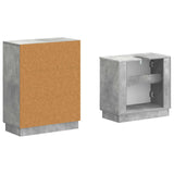 2 Piece Bathroom Cabinet Set HOORN Concrete Grey 3417633
