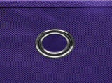 Storage Boxes 10 pcs Purple 32x32x32 cm Fabric 288355
