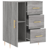 Sideboard Grey Sonoma 69.5x34x90 cm Engineered Wood 827906