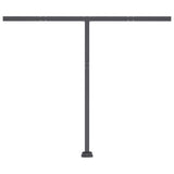 Manual Retractable Awning with LED 350x250 cm Cream 3069722