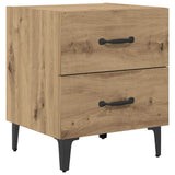 Bed Cabinet 2 pcs Artisan Oak 40 x 35 x 47.5 cm Engineered Wood 880568