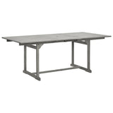 Garden Dining Table x100x75 cm Solid Acacia Wood 316571