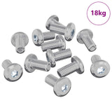 Lock Screw Plain 4865 pcs Silver Steel 864567