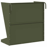 Hay Feeder Olive Green 71 x 33 x 70 cm Cold-Rolled Steel 874631