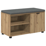 Hall Bench Artisan Oak 80 x 38 x 46 cm 891511