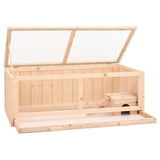 Hamster Cage 104x52x38 cm Solid Wood Fir 172383