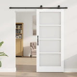 Sliding Door Manual ORKDAL White 86 x 198.5 cm Wood and metal 3332004