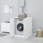 ZNTS Washing Machine Cabinet White 3082008