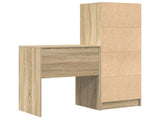 Desk with Drawer with Shelf with Storage 2 pcs Sonoma Oak 3337299