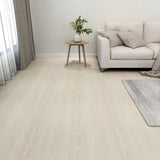 Self-adhesive Flooring Planks 55 pcs PVC 5.11 m Beige 324653