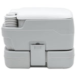 Portable Camping Toilet Grey 41.5 x 36.5 x 30 cm 42001425