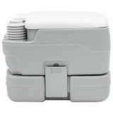 Portable Camping Toilet Grey 41.5 x 36.5 x 30 cm 42001425