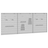 Tool Wall Panel 3 pcs Grey 150 x 1 x 60 cm 4103482