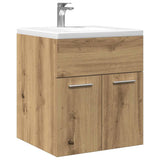Bathroom Sink Cabinet Artisan Oak 41x38.5x46 cm Engineered Wood 856206