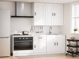 Kitchen Unit KALMAR 5 pcs High Gloss White Engineered Wood 3438249