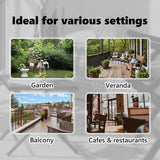 Outdoor Roller Blind 120x270 cm Anthracite 145936