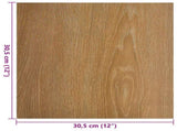 Flooring Planks 55 pcs Brown 5.11 m PVC 42046339
