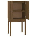 Highboard Honey Brown 60x40x120 cm Solid Wood Pine 821747
