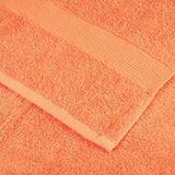 12 Piece Premium Towel Set SOLUND Orange 600 gsm 137580