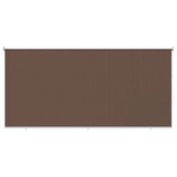 Outdoor Roller Blind 90% UV Block Taupe 240 x 140 cm HDPE 42036151