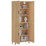 Highboard Sonoma Oak 69,5x34x180 cm Engineered Wood 3199700