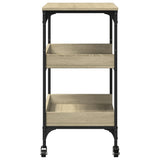Kitchen Trolley Sonoma Oak 60x41x80.5 cm Engineered Wood 842402