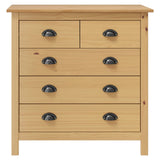 Sideboard Hill 79x40x80 cm Solid Pine Wood 288915