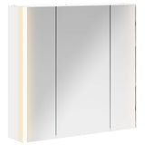 Bathroom Mirror Cabinet White 63.5 x 15.5 x 60.5 cm 889247
