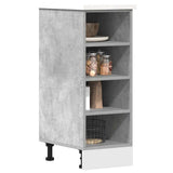 Bottom Cabinet Riga Concrete Grey 30x44.5x81.5 cm Engineered Wood 854196