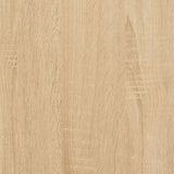 Sideboard Sonoma Oak 70x35.5x67.5 cm Engineered Wood 816187