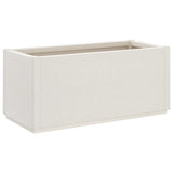 Garden Planter White 80x36x35 cm PP 368776