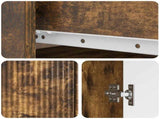 Sideboard Smoked Oak 66 x 34.5 x 90 cm Engineered Wood 894640