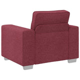 Sofa Wine Red 100 x 77 x 82 cm Fabric 4105210