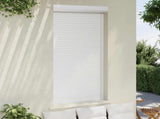 Roller Shutter White 100 x 210 cm Aluminium and Polyurethane 42047056
