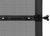 Hinged Insect Screen Manual Anthracite and Black 100 x 215 cm 42047077