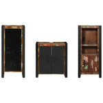 Bathroom Furniture Set 3 pcs Multicolour Solid Reclaimed Wood 3305619