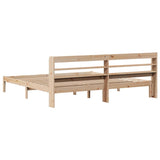 Bed Frame without Mattress 180x200 cm Super King Solid Wood Pine 3306547