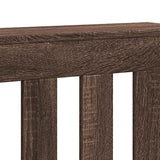 Radiator Cover Brown Oak 205x21.5x83.5 cm Engineered Wood 852768