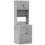 Kitchen Cabinet Concrete Grey 60x50x180 cm Engineered Wood 3276640
