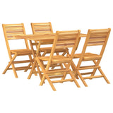 5 Piece Garden Dining Set Solid Wood Teak 3155011